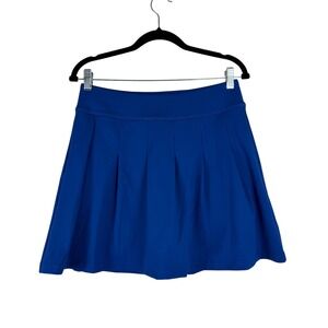 Lands' End Pleated Skort‎ Size S Tall 6-8 Blue Athletic Golf Tennis Activewear